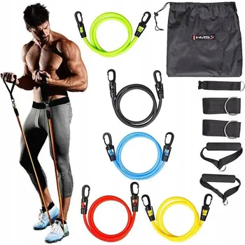 Posilovací guma HMS 3-8 kg, 5 ks