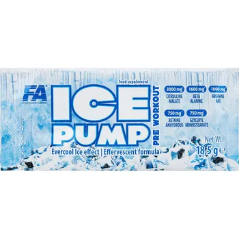 Anabolizér Předtréninkový stimulant Fitness Authority FA Ice Pump Pre Workout 18,5 g ledová
