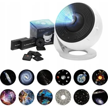 Noční světlo Projektor noční oblohy noční lampa 13x USB disk planetárium 360 stupňů