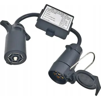 Tažné zařízení ADAPTÉR ZÁSUVKY TAŽNÉHO ZAŘÍZENÍ ZE 7 PINŮ USA NA 7 PINŮ EU