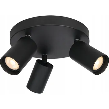 Bodové svítidlo Bodové svítidlo stropní / spot 3x GU10 černá ITALUX Nesto SPL-23436-3R-BK