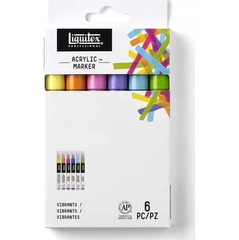 Liquitex vícebarevný Permanentní popisovač 6 ks