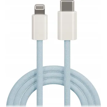 Datový kabel Kabel Maxlife USB typ C - Apple Lightning 1 m modrý