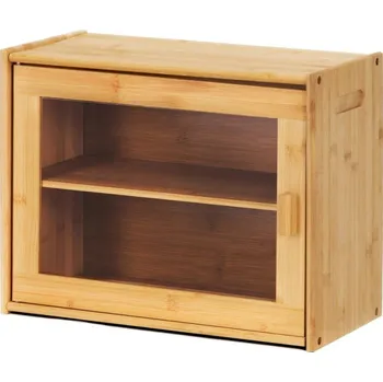 chlebník Dřevěný chlebník SPRINGOS KI0158 přírodní