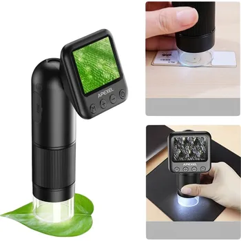 Mikroskop Apexel Digitální mikroskop 400X-800X s LCD displejem