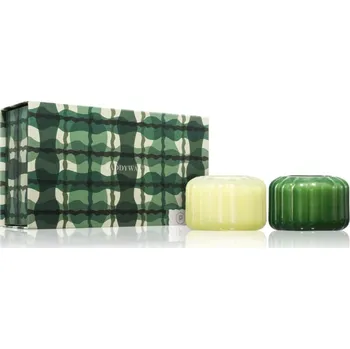 Svíčka Paddywax Ripple Secret Garden vonná svíčka 127 g + Wild Fig & Cedar vonná svíčka 127 g