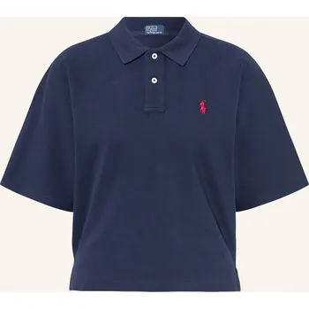 Dámská košile Polo Ralph Lauren Dámská Pique Polokošile, tmavě modrá, 40