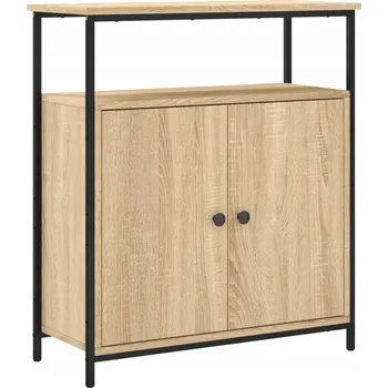 Konferenční stolek Skříňka s deskou a nastavitelnými nožičkami, Dub Sonoma, 70x30x80 cm