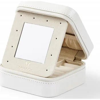 Šperkovnice VEE Cestovní Šperkovnice Na Bižuterii pro Ženy, Bílá
