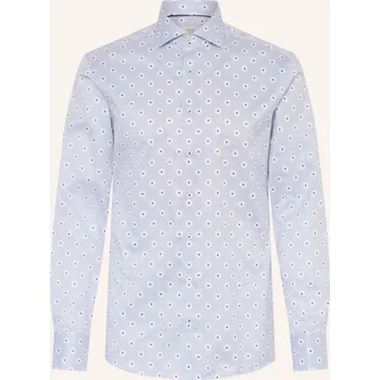 Pánská košile 1863 By Eterna Pánská Košile Slim Fit, světle šedá / bílá /...