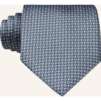 Kravata Boss Pánská Kravata S Hedvábím, modrá / tmavě modrá / bílá,...