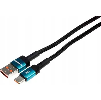 Datový kabel Kabel Carmotion USB - USB typ C 1 m černý