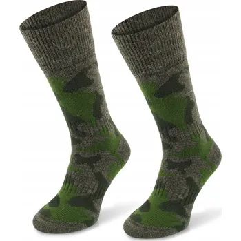 Zimní lovecké ponožky do lesa na lov COMODO CCS kamufláž 43-46