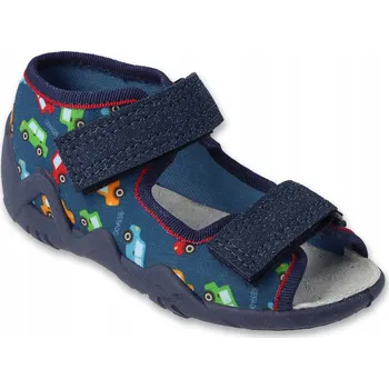 Dívčí obuv Befado dětské papuče na suchý zip, vícebarevné, velikost 26