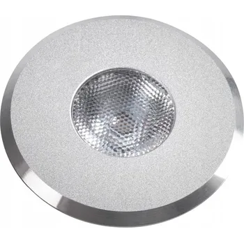 Stropní svítidlo zapuštěné Kanlux 1 W stříbrné