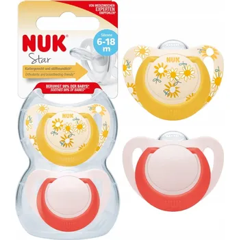 Anatomický silikonový Dudlík NUK 6 měsíců +