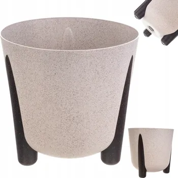 Květináč Plast Květináč Kadax béžový 34 cm x 34 x 32 cm