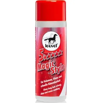 Kosmetika pro koně LEOVET Magic Style 5* suchý šampón, lesk a rozčesávač 200 ml