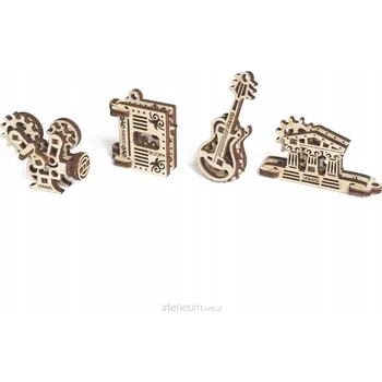 3D puzzle Ugears 3D Puzzle Mechanické modely U-Fidgety 40 dílků.