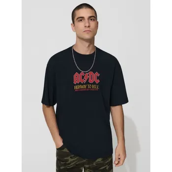 Oblečení a móda Tričko s&nbsp;potiskem AC/DC - L - House - černá - 093GG-99X