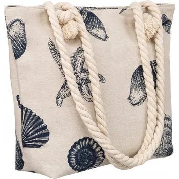 Kabelka Plážová taška polyester Cedar béžovém provedení