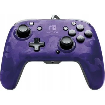 Herní ovladač PDP SWITCH Ovladač Deluxe+ Audio CAMO FIALOVÝ