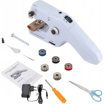 MINI ELEKTRICKÝ ŠICÍ STROJ S AUTOMATICKÝM NAVÍJENÍM NITÍ, ERGONOMICKÝ