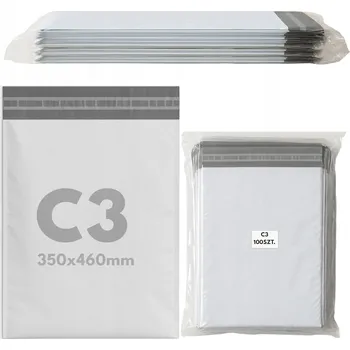 Obálka Plastové obálky C3 350x460 foliopak 100 ks silné SADA