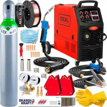 Svářečka POLOAUTOMATICKÁ SVAŘEČKA IDEAL TECNO MIG 280 4X4 DIGITAL MMA 400V 280A ALU