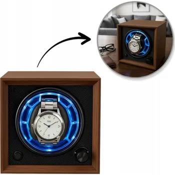 Box na hodinky ROTOMAT POUZDRO KRABIČKA NA HODINKY LED VITRÍNA