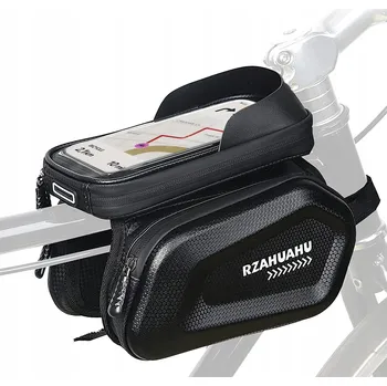 brašna na kolo VODĚODOLNÁ DVOJITÁ TAŠKA NA KOLO BRAŠNA NA RÁM S ODEPÍNACÍM POUZDRO NA TELEFON