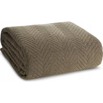 Přehoz na lůžko Přehoz na postel Eurofirany polyester 220 cm x 240 cm béžový