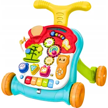 Dětské vozidlo EDUKAČNÍ STOLEK ODRÁŽEDLO TELEFON ANTISTRESOVÝ 2V1