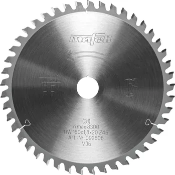 Pilový kotouč Mafell | Pilový kotouč HPL / laminát ø 160/20 mm Z46 WZ/FA