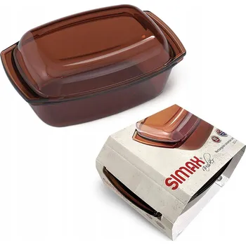 Dóza na potraviny Žáruvzdorná nádoba obdélníková Simax 3,5 l