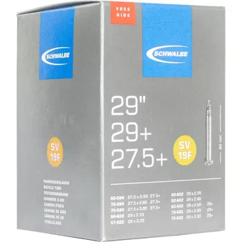 Plášť na kolo Schwalbe 27,5+, 29" 29,5+ Duše Schwalbe SV19F 2,1-3,0 SV60mm