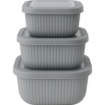 Dóza na potraviny Sada dóz na potraviny MICRO LINE 600 ML 1100 ML 1800 ML, 3 kusy