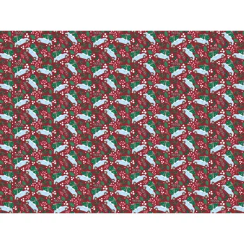 Obraz Balicí papír - Vánoční autíčko, 70 x 200 cm