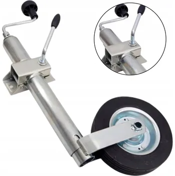Pojezdové kolečko Manévrovací podpěrné kolečko pro přívěs, vozík nebo karavan