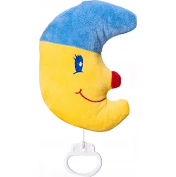 plyšák Měsíček plyšový 15cm natahovací hrací strojek 0m+ na kartě