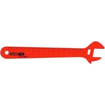 pravítka Plastové pravítko s francouzským klíčem 15 cm