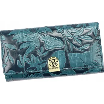 Peněženka Gregorio peněženka z pravé kůže modrá - dámská