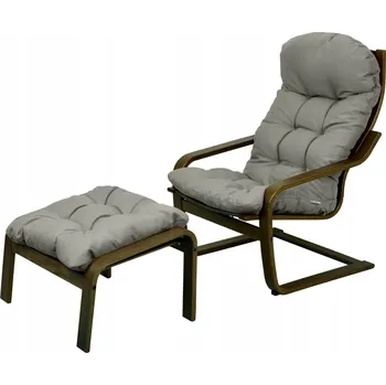 Polštář POLŠTÁŘ NA KŘESLO PODNOŽKA IKEA POÄNG KOMPLET