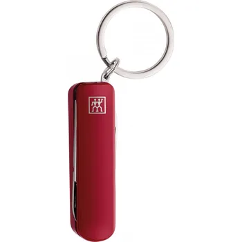 Kuchyňský nůž Zwilling kovový červený, šedý