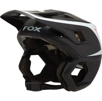 Chránič hlavy Helma na kolo Fox DROPFRAME PRO M Černá, Bílá