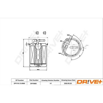 Palivový filtr Palivový filtr Dr!ve+ DP1110.13.0065