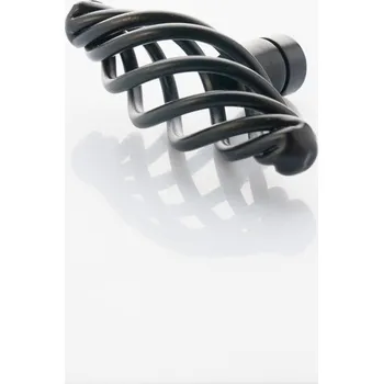 Nábytkové kování Nábytková úchytka kovaná černá retro 58 mm