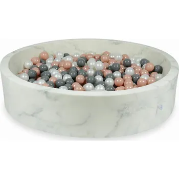 Suchý bazén s míčky Mimii Mramor 130 x 30 cm