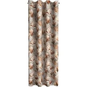 Obraz HOTOVÝ ZÁVĚS LARI 140X250 CM HNĚDÝ