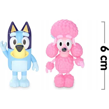Figurka BLUEY Giochi Preziosi Sada 4 Pohyblivých Figurek Kamarádi Pro Děti 3+